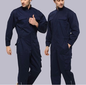 Cotton Polyester Overalls Anti Static Overalls Suppliers Working Uniform Long Sleeve Coverall Work Wear - Product Image 4