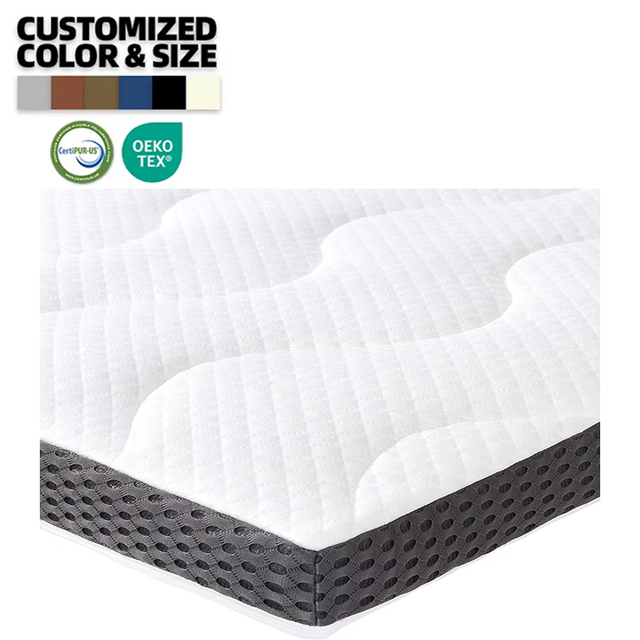 King Size Gel Infused Memory Foam Mattress Firm Topper