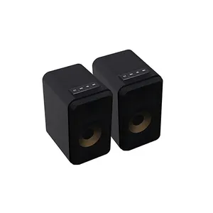 Bookshelf Speaker, Black Wood Effect Cabinet with 4 inch Enhanced Carbon Fibre Woofer, Tweeter, Detailed and Refined Sound