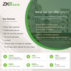 ZKRadio Bàn Phím <span class=keywords><strong>RFID</strong></span> ZRT376M/B Đầu Đọc Thẻ IC MF 13.56MHz Bộ Điều Khiển Truy Cập Độc Lập WG26/34 IP67 - Product Image 6