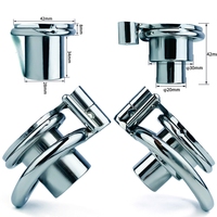Cadeaux pour hommes Cage de chasteté en acier inoxydable Jouets sexuels SM pour hommes Bondage et retenue du pénis Verrou de chasteté