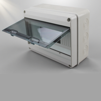JINHAI Boîtier de distribution ABS étanche IP65 à 12 voies, OEM ODM, pour disjoncteurs MCB, certifié CE, 220V-380V 18A-150A, Vente Chaude