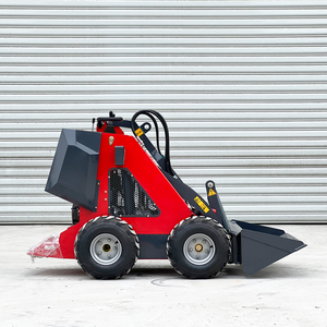무료 배송!!! 디젤 미니 스키드 스티어 지구 이동 기계 미니 스키드 스티어 브러시 커터 스키드 로더 임업 멀처 - Product Image 6