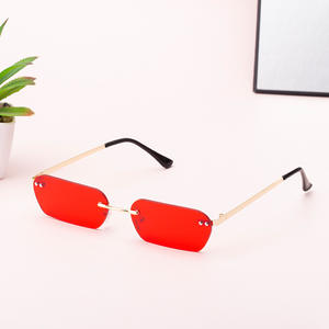 Gafas de Sol sin Marco, Unisex, Lentes de PC con Protección UV400, Ligeras, para Viajes y Actuaciones - Product Image 3