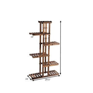 Étagère à fleurs en bois de qualité supérieure à 5 niveaux - Product Image 1