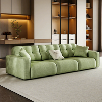 Ensemble de canapé-lit NewSquare en tissu, design moderne, combinaison pour la maison et le bureau, pliable, meubles sur mesure