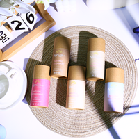 Tailles disponibles 5g 8g 15g 25g 30g 50g 60g Déodorant Stick Container, Kraft Twist up Paper Tubes, Personnalisable