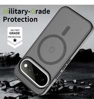 Étui de téléphone portable translucide de luxe avec anneau magnétique, sensation de peau, pour Google Pixel 11 / 11 Pro, coque de téléphone personnalisée