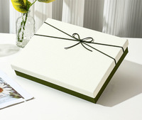 Boîte cadeau, boîte vide, boîte à cadeaux, boîte d'emballage, conception personnalisable du couvercle et de la base, boîte cadeau souvenir, nouveau style premium pour anniversaire