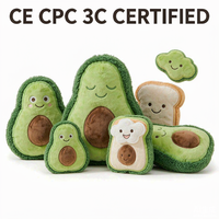 Jouets en peluche avocat personnalisés OEM ODM, oreiller en peluche en forme de fruit grillé, vente en gros, cadeau pour enfants