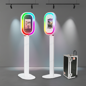 Machine Photobooth <span class=keywords><strong>iPad</strong></span> Salsa Économique pour Mariages <span class=keywords><strong>et</strong></span> Événements – Coque de Photobooth Selfie <span class=keywords><strong>iPad</strong></span> avec Ventilateur <span class=keywords><strong>et</strong></span> Contrôle par Application - Product Image 1