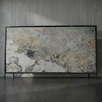 Panneaux de revêtement mural en pierre empilée 100% naturels, design industriel moderne, ignifuges, imperméables, pour usage domestique et hôtelier, garantie 5 ans