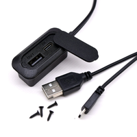 Étui de chargement externe USB-C pour sac à dos avec connecteurs Micro + Type-C en PVC