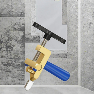 Coupe-<span class=keywords><strong>verre</strong></span> manuel tout-en-un en acier allié, pratique, confortable, léger, pour bricolage, outil de coupe de <span class=keywords><strong>verre</strong></span> et de carrelage - Product Image 2