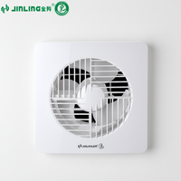 Ventilateur d'extraction électrique en plastique à pression d'air pour fenêtre, avec roulement à billes, moteur à fil de cuivre, 4/6/8 pouces, 220V, garantie 1 an, support OEM