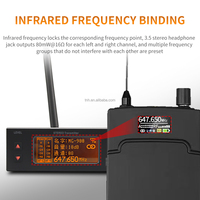 Sistem Monitor In-Ear Nirkabel UHF Profesional TNH PSM-900 Audio Dynamic IEM untuk Pertunjukan Panggung Studio Rekaman Langsung