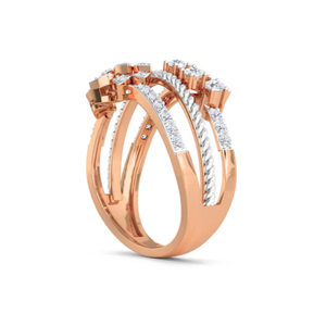 Anillo Solitario de Diamante Cultivado en Laboratorio de Primera Calidad para Mujer con Brillo Lujoso y Acabado Delicado para un Atractivo Glamuroso Diario - Product Image 6