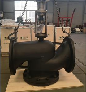 Válvula Mezcladora HVAC de Tres Vías de Gran Tamaño DN150-DN400, con Brida, de Hierro Dúctil de Alta Resistencia - Product Image 5