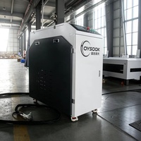 Machine de nettoyage laser à fibre portative Shandong en promotion pour l'élimination de la rouille, de la peinture, de la graisse et des oxydes sur les plaques métalliques