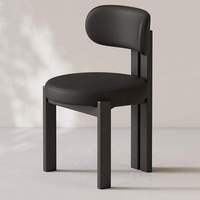 Chaise de salle à manger crème minimaliste nordique, best-seller, dossier en bois massif, moderne, pour la maison, la salle à manger, la cafétéria, meubles