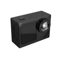 Caméra d'action pour moto avec double écran, anti-vibrations, vidéo 4K 60FPS, étanche 30M, WIFI 2.4G, accessoires, sangle de poitrine sportive
