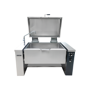 Bouilloire électrique commerciale à économie d'énergie 200L <span class=keywords><strong>Wok</strong></span> inclinable pour cuisine industrielle Équipement de restauration Cuisine commerciale