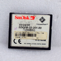Nouvelle carte mémoire Flash compacte industrielle SanDisk 5CFRD0032-02 de qualité industrielle, 32 Mo, SDCFB-32-201-80, pour programmation PLC, en stock
