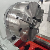 Tour à métaux horizontal robuste Yade CNC CA6140, broche BT40, 4 postes à outils, longueur de travail maximale 1000 mm