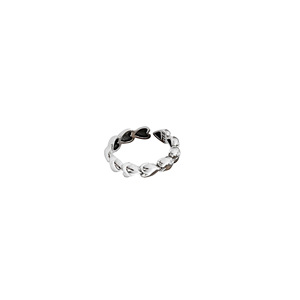 S925 Pure Silver <b>Rings</b> Geometric Heart Shape Women's Fashion Jewelry Gift Set Lightweight Minimalist Design - Product Image 5