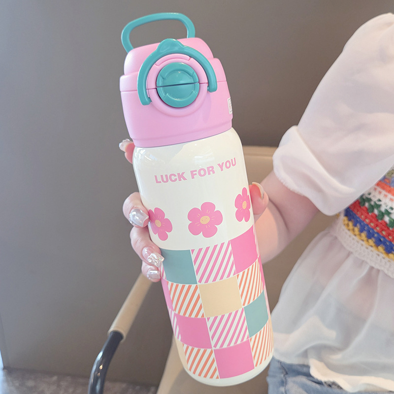 Purple 500ml-with straw-direct drinking