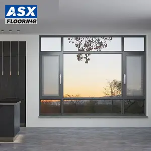 Sistema de puertas y ventanas de aleación de aluminio, ventanas abatibles, ventana francesa, vidrio, aislamiento acústico, sellado térmico, ventanas de balcón