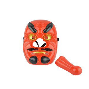 Máscaras Tengu de Nihon Kabuki, Máscaras Prajna, Máscaras de <span class=keywords><strong>Samurai</strong></span> Japonesas, Máscaras Tengu de Plástico Rojo - Product Image 4
