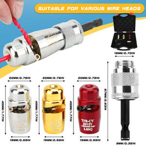 Kabel ab streifer aus Aluminium legierung Elektriker freundliche und bohr kompatible effiziente elektrische Geräte - Product Image 3