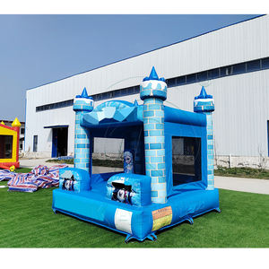 Château gonflable commercial personnalisé pour enfants, utilisation intérieure/extérieure, bleu, pour tout-petits - Product Image 5