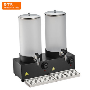 Seau en <span class=keywords><strong>verre</strong></span> 7L/14L Chauffage électrique Jus Café Lait <span class=keywords><strong>Distributeur</strong></span> de boissons pour Buffet Utilisation pour la distribution de boissons - Product Image 2