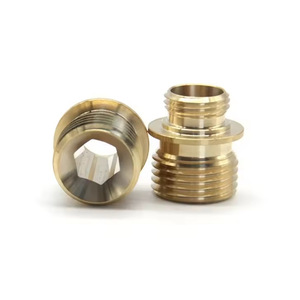 ชิ้นส่วนเครื่องจักรกลทองเหลือง CNC แบบเกลียวที่มีความแม่นยำสำหรับใช้ในอุตสาหกรรม - Product Image 1
