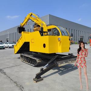 Fonction de levage de rails de ferme de jardin Minidumper 500kg Petit dumper sur chenilles 500kg 1000kg Mini Dumper - Product Image 1