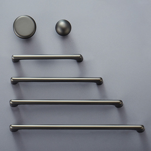 Poignée de tirage de salle de bain poignée de tiroir de mode bouton de porte en alliage de Zinc bouton de garde-robe pour cuisine commode chambre salon Villa utilisation - Product Image 5