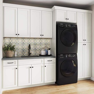 Thân Thiện Với Môi Nhà Bếp Đồ Nội Thất Gỗ Bồn Rửa Cơ Sở Tủ Với Tấm Cửa Kính Vòi Nước & Ngăn Kéo Giỏ Phụ Kiện - Product Image 3