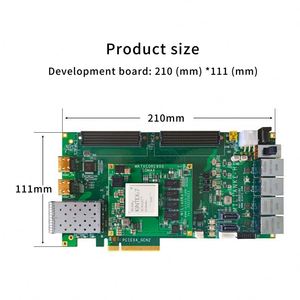 Placa de desarrollo FPGA para procesamiento de señales en tiempo real, comunicación de alta anchoa de banda, procesamiento de datos de alta velocidad (Serie Kintex7) - Product Image 5
