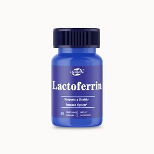 Cápsulas de Lactoferrina Personalizables en Oferta, Saludable para el Sistema Inmunológico, la Salud Digestiva y la Visión, Sin Gluten, Sin OMG, 60 Cápsulas - Product Image 1