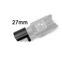 Dispositif de suppression des dépôts de carbone pour lampe torche, couvercle de protection de la tête de lampe, diamètre 27mm, pour Surefire Scout Light M300/M600