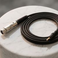 Cable de micrófono equilibrado, Conector estéreo macho a XLR hembra de 3,5mm