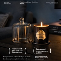 Nouvelle bougie parfumée en cire de soja Golden Bell Global Fragrance, en pot de verre, semi-fait main, pour l'intérieur, coffret cadeau