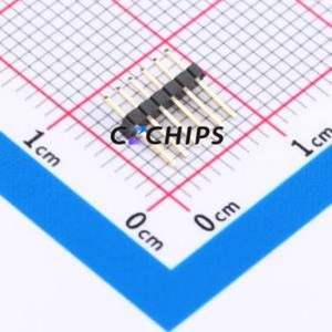 PZ127-1-06-Z Pin Header Through hole Component (THT),P=1.27mm Connector 1x6P 1.27mm Pin Header Through Hole - Product Image 2