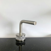 8-12mm Gehärtetes Glas Treppengeländer-Zubehör Handlaufhalterung aus Edelstahl Glasmontierte Handlaufhalterung