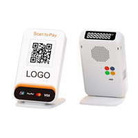 OEM ODM Notificación de pago en la nube inalámbrica Altavoz basado en la nube Pantalla de 6 pulgadas Caja de sonido Caja DE PAGO DE CÓDIGO Qr estático inteligente