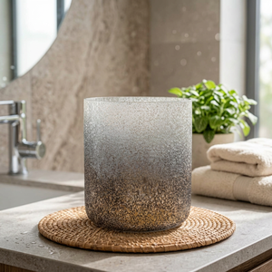 Custom Luxury Cylindrical Mosaic <b>Glass</b> Votive Holder with Lid Handmade <b>Heat</b> <b>Resistant</b> Candle Jar for Home Decor - Product Image 2