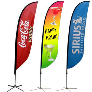 Cờ Bãi Biển Mùa Hè Cờ Bãi Biển Quảng Cáo Hai Mặt Bằng Polyester Bay Ngoài Trời Cờ Tiếp Thị 4X6 Cờ Tùy Chỉnh 3Xcustom Lông Vũ - Product Image 4