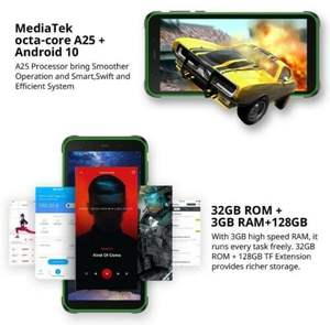 <span class=keywords><strong>BLACKVIEW</strong></span> — Smartphone <span class=keywords><strong>BV6300</strong></span>, téléphone Mobile, 3 go, 32 go, 4380mAh, Android 10, écran 5.7 pouces HD, NFC, étanchéité IP68, Slim, robuste, version internationale - Product Image 6